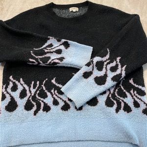Revolve superdown flame sweater